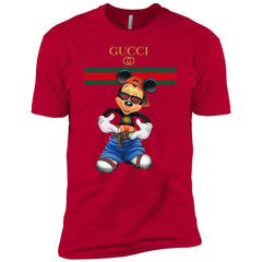 Gucci Logo Mickey Gift Trending T-shirt Men Short Sleeve T-Shirt Men Short Sleeve T-Shirt - parenttees