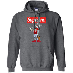 Supreme Rabbit Money Pullover Hoodie Sweatshirt Pullover Hoodie Sweatshirt - parenttees