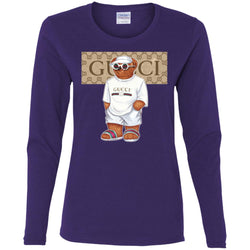 Best Life Gucci Bear T-shirt Women Long Sleeve Shirt