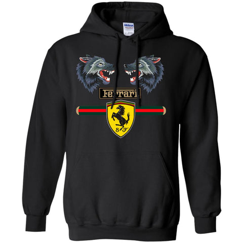 Gucci Ferrari Shirt Pullover Hoodie Sweatshirt Black / S Pullover Hoodie Sweatshirt - parenttees