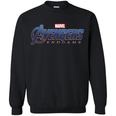 Marvel Avengers Endgame Movie Logo Graphic Crewneck Pullover Sweatshirt Crewneck Pullover Sweatshirt - parenttees