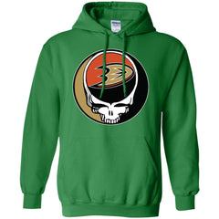 Anaheim Ducks Grateful Dead Steal Your Face Hockey Nhl Shirts Pullover Hoodie Sweatshirt Pullover Hoodie Sweatshirt - parenttees