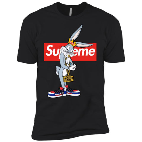 Supreme Rabbit Trending T-shirt Men Short Sleeve T-Shirt Black / X-Small Men Short Sleeve T-Shirt - parenttees