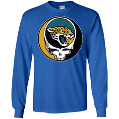 Jacksonville Jaguars Grateful Dead Steal Your Face Football Nfl Shirts Men Long Sleeve Shirt Men Long Sleeve Shirt - parenttees