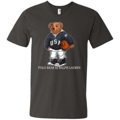 Polo Bear Ralph Lauren Shirt Men V-Neck T-Shirt Men V-Neck T-Shirt - parenttees