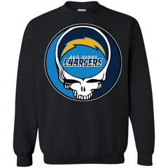 Los Angeles Chargers Grateful Dead Steal Your Face Football Nfl Shirts Crewneck Pullover Sweatshirt Crewneck Pullover Sweatshirt - parenttees