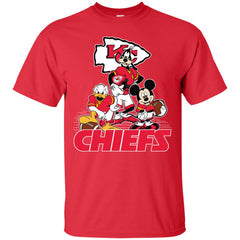 Mickey Mouse Kansas City Chiefs American Football Nfl Sports Shirt Men Cotton T-Shirt Men Cotton T-Shirt - parenttees