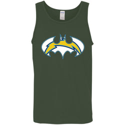 We Are The Los Angeles Chargers Batman Nfl Mashup Men Cotton Tank