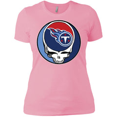 Tennessee Titans Grateful Dead Steal Your Face Football Nfl Shirts Women Cotton T-Shirt Women Cotton T-Shirt - parenttees