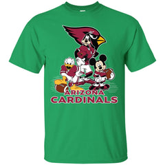 Mickey Mouse Arizona Cardinals American Football Nfl Sports Shirt Men Cotton T-Shirt Men Cotton T-Shirt - parenttees