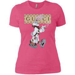 Gucci Rabbit Smoking Tshirt Women Cotton T-Shirt Women Cotton T-Shirt - parenttees