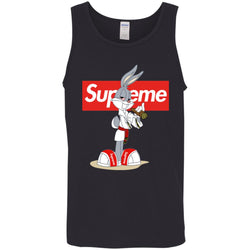 Supreme Rabbit Smoking T-shirt Men Cotton Tank