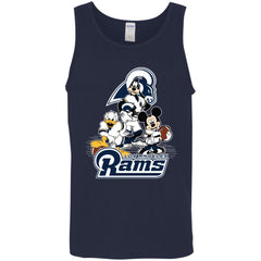 Mickey Mouse Los Angeles Rams American Football Nfl Sports Shirt Men Cotton Tank Men Cotton Tank - parenttees