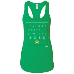 Captain Marvel Not Bossy I'm The Boss Women Tank Top Women Tank Top - parenttees