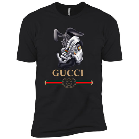 Gucci Rabbit Movie Disney T-shirt Men Short Sleeve T-Shirt Black / X-Small Men Short Sleeve T-Shirt - parenttees