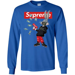 Supreme Rabbit Gucci Gang T-shirt Men Long Sleeve Shirt