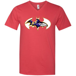 We Are The Baltimore Ravens Batman Nfl Mashup Men V-Neck T-Shirt