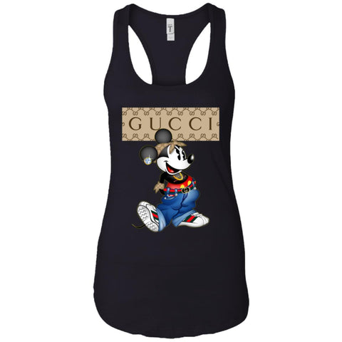 Gucci Mickey Mouse Trending T-shirt Women Tank Top Black / X-Small Women Tank Top - parenttees