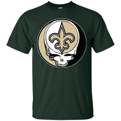 New Orleans Saints Grateful Dead Steal Your Face Football Nfl Shirts Men Cotton T-Shirt