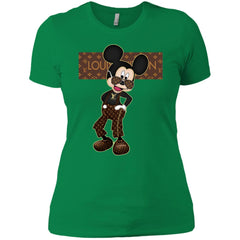 Best Louis Vuitton Mickey Fashion T-shirt Women Cotton T-Shirt Women Cotton T-Shirt - parenttees