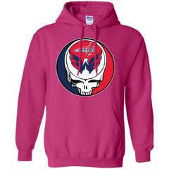 Washington Capitals Grateful Dead Steal Your Face Hockey Nhl Shirts Pullover Hoodie Sweatshirt Pullover Hoodie Sweatshirt - parenttees