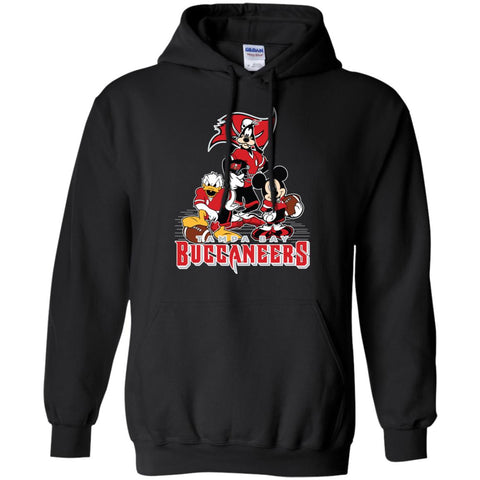 Mickey Mouse Tampa Bay Buccaneers American Football Nfl Sports Shirt Pullover Hoodie Sweatshirt Black / S Pullover Hoodie Sweatshirt - parenttees