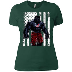 Giants Hulk Cleveland Indians T-shirt Flag Women Cotton T-Shirt