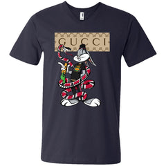 Gucci Rabbit Snake Gift Birthday T-shirt Men V-Neck T-Shirt Men V-Neck T-Shirt - parenttees