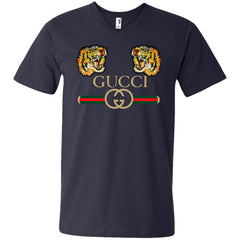 Gucci Tiger Love T-shirt Men V-Neck T-Shirt Men V-Neck T-Shirt - parenttees