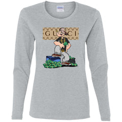 Gucci Cartoon T-shirt Women Long Sleeve Shirt Women Long Sleeve Shirt - parenttees