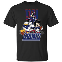 Mickey Mouse New York Giants American Football Nfl Sports Shirt Men Cotton T-Shirt Men Cotton T-Shirt - parenttees