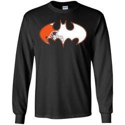 We Are The Cleveland Browns Batman Nfl Mashup Men Long Sleeve Shirt