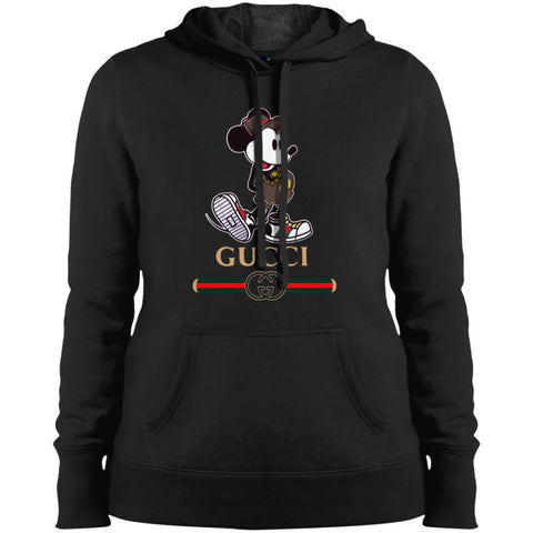 Gucci Mickey Kitty beauty T-shirt Women Hooded Sweatshirt Black / X-Small Sweatshirts - parenttees