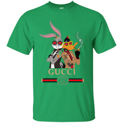 Gucci Trending T-shirt Rabbit And Donald T-shirt Men Cotton T-Shirt Men Cotton T-Shirt - parenttees