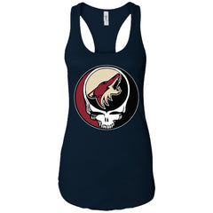 Arizona Coyotes Grateful Dead Steal Your Face Hockey Nhl Shirts Women Tank Top Women Tank Top - parenttees