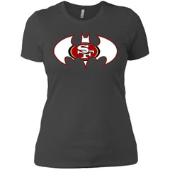 We Are The San Francisco 49ers Batman Nfl Mashup Women Cotton T-Shirt Women Cotton T-Shirt - parenttees