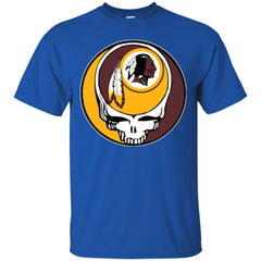 Washington Redskins Grateful Dead Steal Your Face Football Nfl Shirts Men Cotton T-Shirt Men Cotton T-Shirt - parenttees