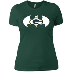 We Are The Green Bay Packers Batman Nfl Mashup Women Cotton T-Shirt