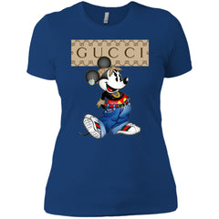 Gucci Mickey Mouse Trending T-shirt Women Cotton T-Shirt Women Cotton T-Shirt - parenttees