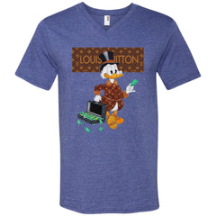 Louis Vuitton Donald Duck T-shirt Men V-Neck T-Shirt Men V-Neck T-Shirt - parenttees