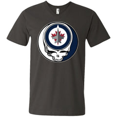 Winnipeg Jets Grateful Dead Steal Your Face Hockey Nhl Shirts Men V-Neck T-Shirt Men V-Neck T-Shirt - parenttees