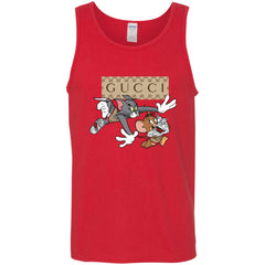 Gucci Tom And Jerry Cartoon T-shirt Men Cotton Tank Men Cotton Tank - parenttees
