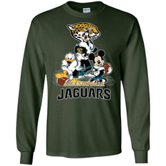 Mickey Mouse Jacksonville Jaguar American Football Nfl Sports Shirt Men Long Sleeve Shirt Men Long Sleeve Shirt - parenttees