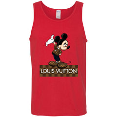 Louis Vuitton Mickey T-shirt Men Cotton Tank Men Cotton Tank - parenttees