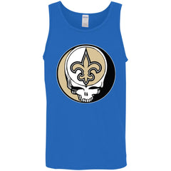 New Orleans Saints Grateful Dead Steal Your Face Football Nfl Shirts Men Cotton Tank Men Cotton Tank - parenttees