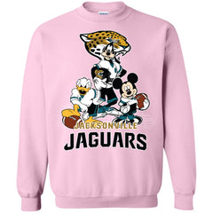 Mickey Mouse Jacksonville Jaguar American Football Nfl Sports Shirt Crewneck Pullover Sweatshirt Crewneck Pullover Sweatshirt - parenttees