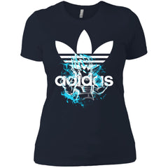 Adidas Vegeta Dragon Ball Super Saiyan T-shirt Women Cotton T-Shirt Women Cotton T-Shirt - parenttees