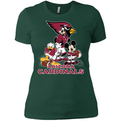 Mickey Mouse Arizona Cardinals American Football Nfl Sports Shirt Women Cotton T-Shirt