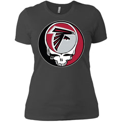 Atlanta Falcons Grateful Dead Steal Your Face Football Nfl Shirts Women Cotton T-Shirt Women Cotton T-Shirt - parenttees