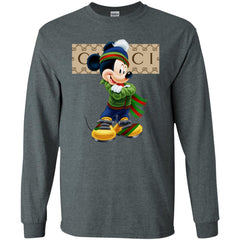 Gucci Trending Mickey T-shirt Men Long Sleeve Shirt Men Long Sleeve Shirt - parenttees